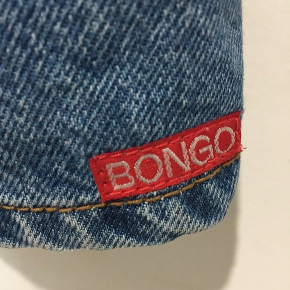 VINTAGE BONGO DENIM MINI DRESSES SIZE 9 - Picture 6 of 7